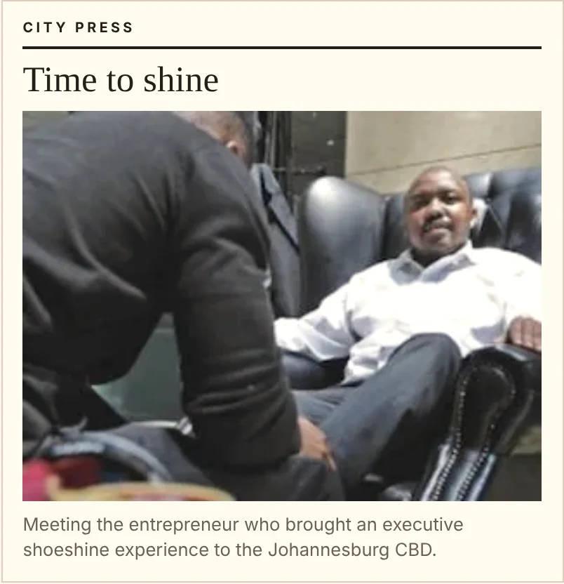 City Press clipping: Time to shine, 2017
